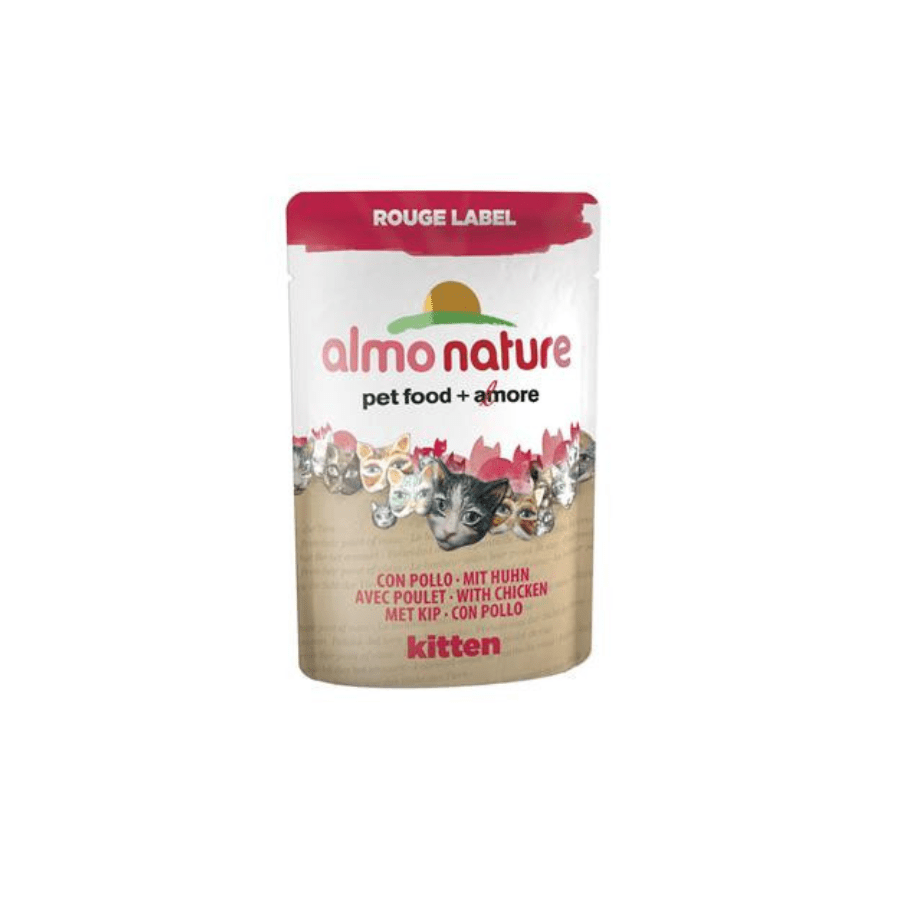 Almo Nature - Almo Nature Rouge Label Pollo 105 gr per Gatti - Animalmania Store