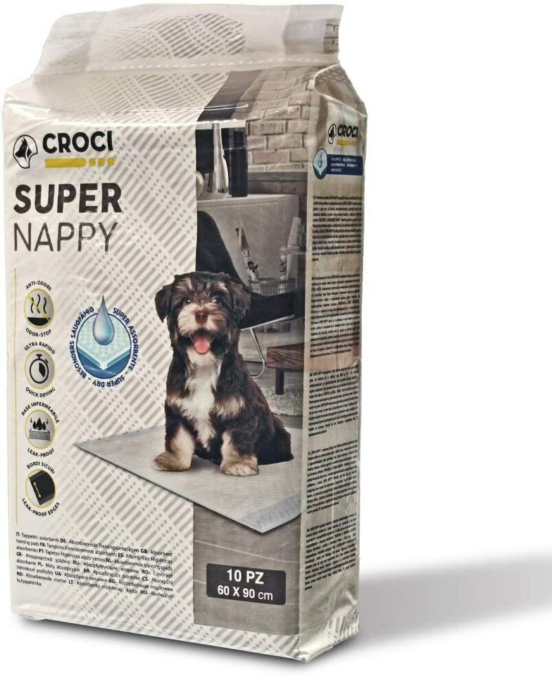 Croci - Tappetini Assorbenti 90X60 10Pz Per Cani - Animalmania Store