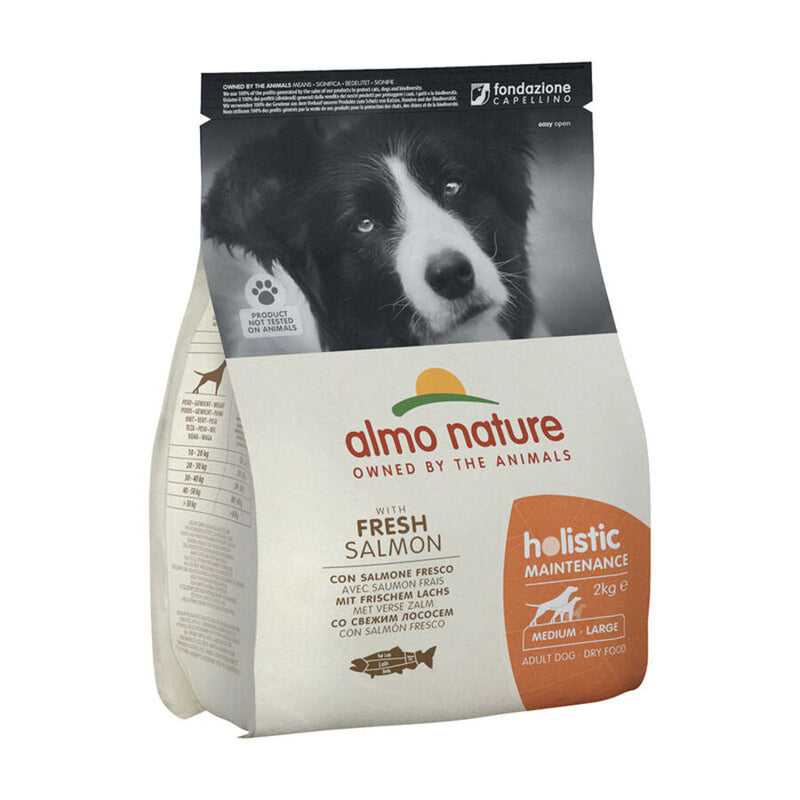 Almo Cane Taglia Medio-Grande Crocchette Gusto Salmone 2Kg