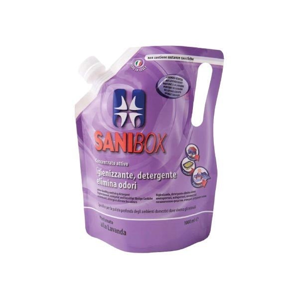 Sanibox - Sanibox Detergente Pavimenti 1000Ml - Animalmania Store