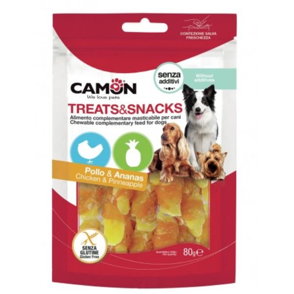 Camon - Treats&Snack Pollo E Ananas Per Cani - Animalmania Store
