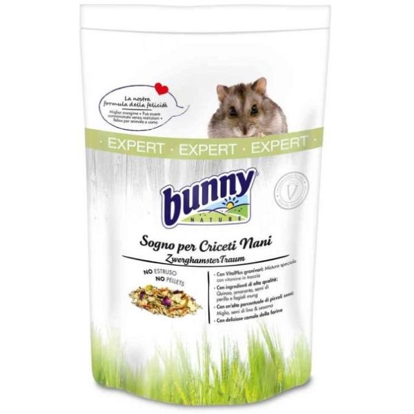 Bunny - Bunny Sogno Per Criceti Nani Expert 500Gr - Animalmania Store