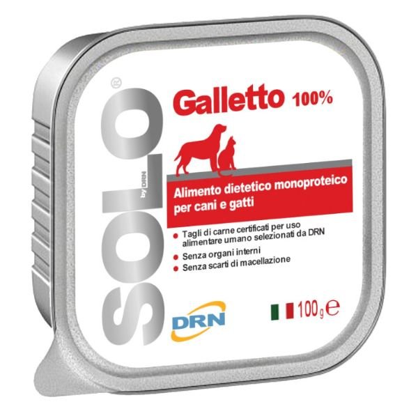 Drn - Drn Cibo Umido Cane E Gatto Solo Galletto - Animalmania Store
