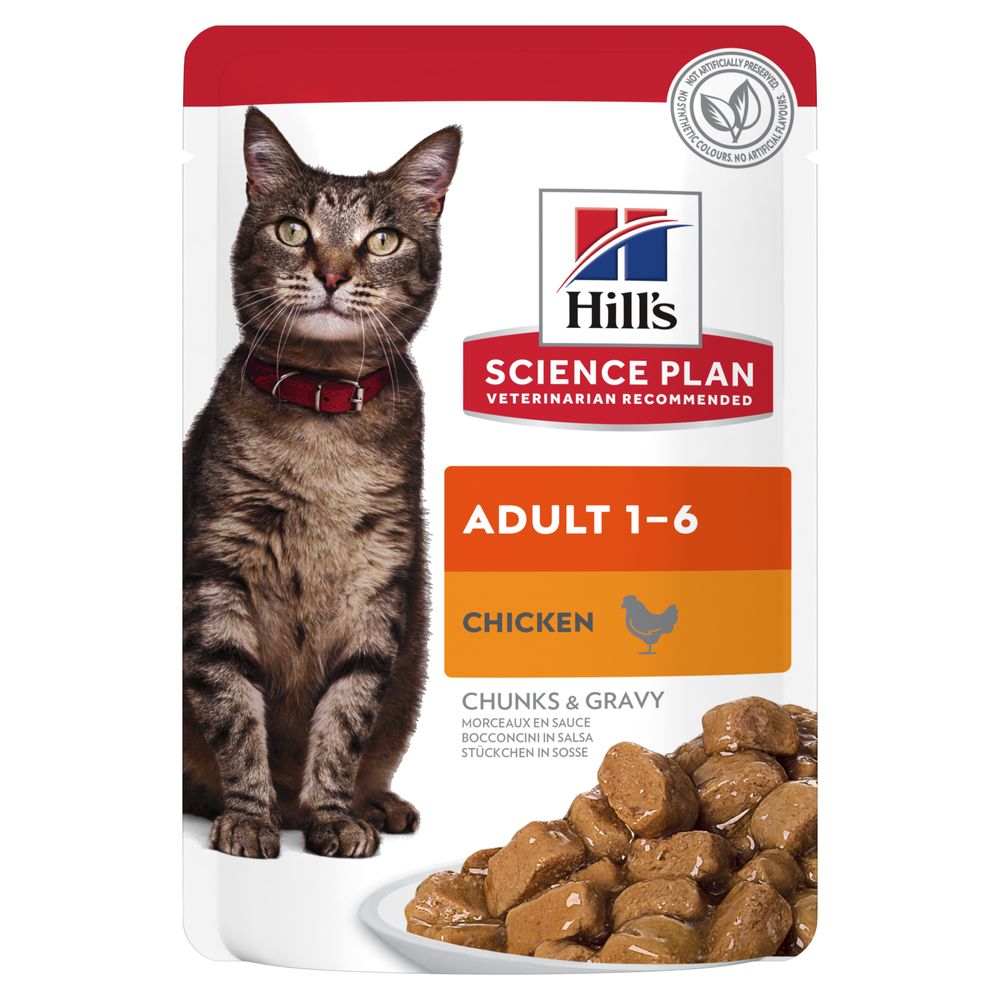 Hill's Science Plan - Hill'S Science Plan Feline Adult Pollo Bustine 85G Per Gatti - Animalmania Store