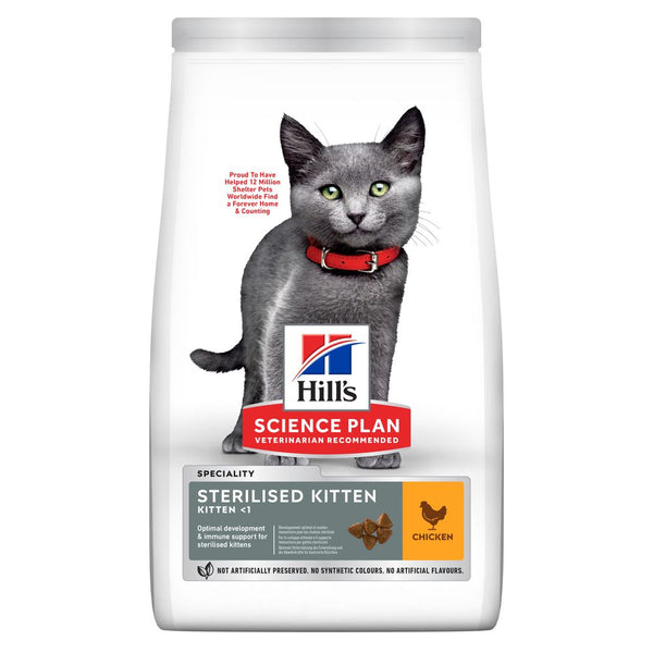 Hill's Science Plan - Hill'S Science Plan Felino Sterilizzato Crocchette Pollo Per Gatti - Animalmania Store