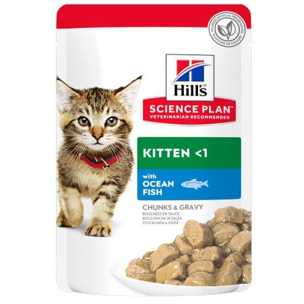 Hill's Science Plan - Hill'S Science Plan Kitten Bocconcini Pesce 85G Per Gatti Multipack 12 pezzi - Animalmania Store