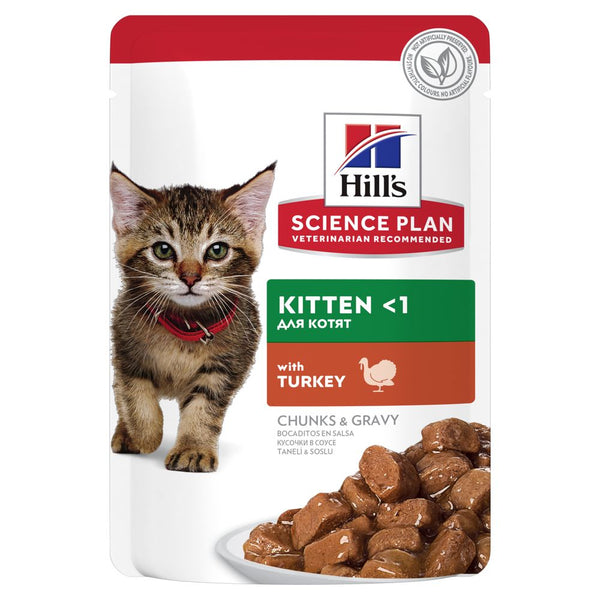 Hill's Science Plan - Hill'S Science Plan Kitten Bocconcini Tacchino 85G Per Gatti - Animalmania Store