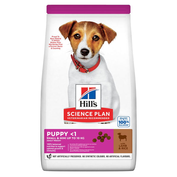 Hill's Science Plan - Hill'S Science Plan Puppy Small & Mini Con Agnello E Riso Per Cani - Animalmania Store