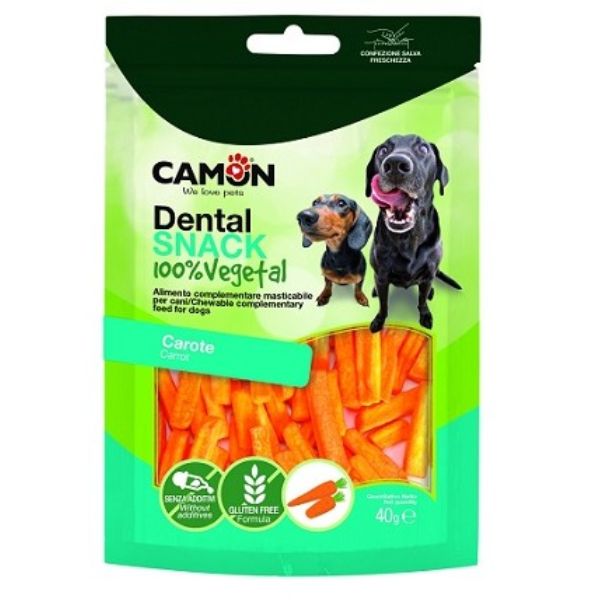 Camon - Dental Snack Carotine Crispy Per Cani - Animalmania Store