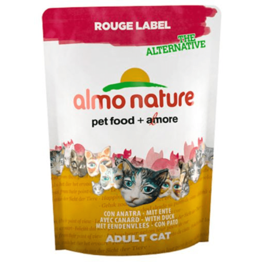 Almo Nature - Almo Nature Rouge Label Anatra 100 gr per Gatti - Animalmania Store