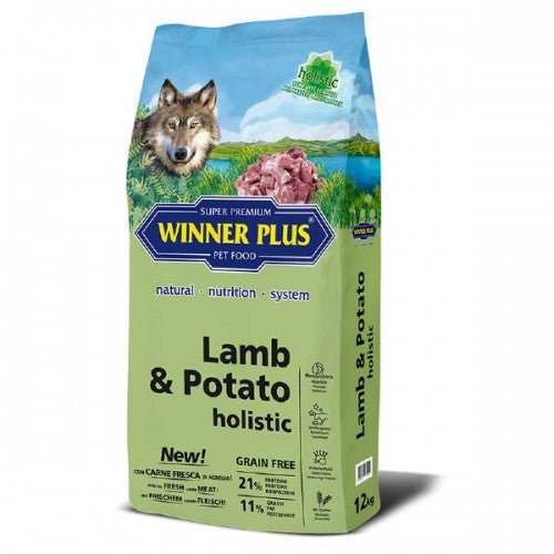 Winner Plus - Winner Plus - Holistic All'Agnello E Patate per Cani - Animalmania Store