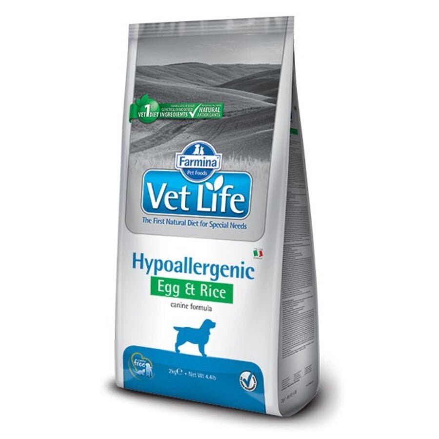 Farmina - Farmina Cibo Per Cani Vet Life Hypoallergenic Egg&Rise 12 Kg  - Animalmania Store